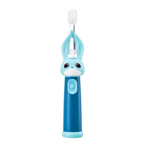 Vitammy Bunny Blue Szczoteczka soniczna do zębów dla dzieci 0-3 lat z nanowłóknami i LED