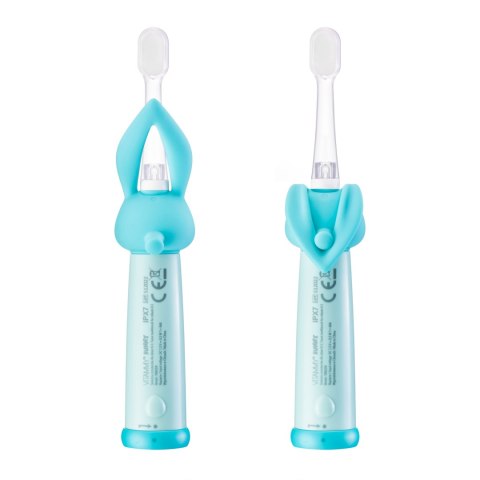 Vitammy Bunny Light Blue Szczoteczka soniczna dla dzieci 0-3 lata ze światełkiem LED i nanowłóknami
