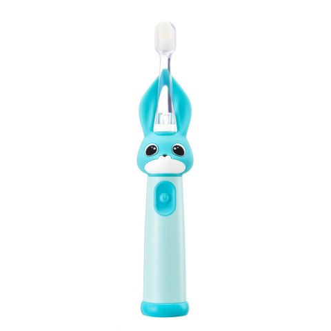 Vitammy Bunny Light Blue Szczoteczka soniczna dla dzieci 0-3 lata ze światełkiem LED i nanowłóknami