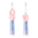 Vitammy Bunny Pink Szczoteczka soniczna dla dzieci 0-3 lata ze światełkiem LED i nanowłóknami