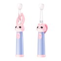 Vitammy Bunny Pink Szczoteczka soniczna dla dzieci 0-3 lata ze światełkiem LED i nanowłóknami