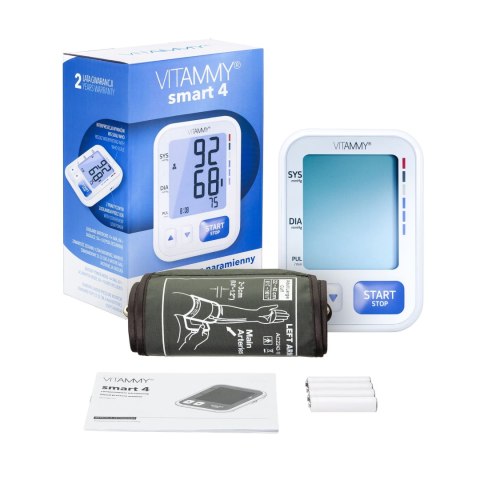 Zestaw prezentowy - ciśnieniomierz naramienny VITAMMY smart 4 + zasilacz VITAMMY POWER MICRO Ciśnieniomierz naramienny