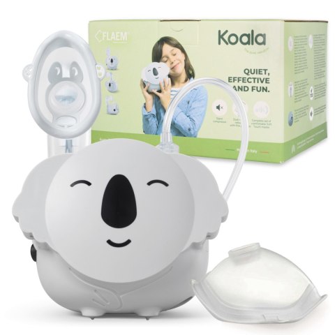 FLAEM Koala Inhalator Koala dla dzieci i niemowląt, cichy i certyfikowany