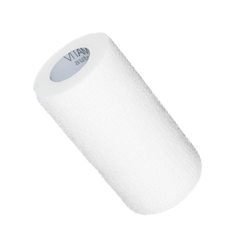 Vitammy Autoband kolor biały 10cm x 450cm Elastyczny bandaż kohezyjny samoprzylepny