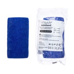 Vitammy Autoband kolor niebieski 10cm x 450cm Elastyczny bandaż kohezyjny samoprzylepny