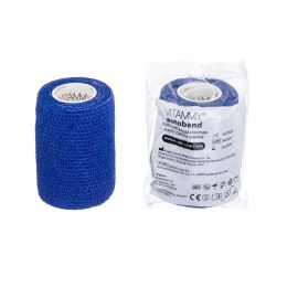 Vitammy Autoband kolor niebieski 7,5cm x 450cm Elastyczny bandaż kohezyjny samoprzylepny