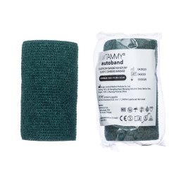 Vitammy Autoband kolor oliwkowy 10cm x 450cm Elastyczny bandaż kohezyjny samoprzylepny