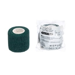 Vitammy Autoband kolor oliwkowy 5cm x 450cm Elastyczny bandaż kohezyjny samoprzylepny