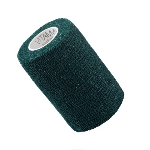 Vitammy Autoband kolor oliwkowy 7,5cm x 450cm Elastyczny bandaż kohezyjny samoprzylepny