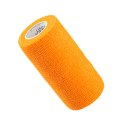 Vitammy Autoband kolor pomarańczowy 10cm x 450cm Elastyczny bandaż kohezyjny samoprzylepny