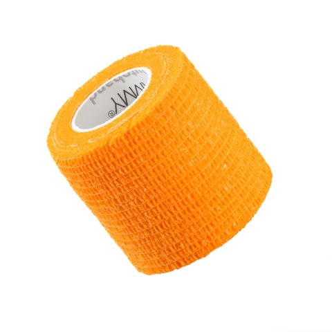 Vitammy Autoband kolor pomarańczowy 5cm x 450cm Elastyczny bandaż kohezyjny samoprzylepny