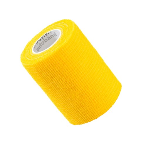 Vitammy Autoband kolor żółty 7,5cm x 450cm Elastyczny bandaż kohezyjny samoprzylepny