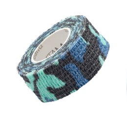 Vitammy Autoband niebieskie moro 2,5cm x 450cm Elastyczny bandaż kohezyjny samoprzylepny