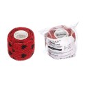 Vitammy Autoband serduszka czarne 5cm x 450cm Elastyczny bandaż kohezyjny samoprzylepny