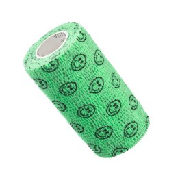 Vitammy Autoband zielone buźki 10cm x 450cm Elastyczny bandaż kohezyjny samoprzylepny