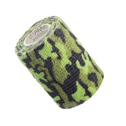Vitammy Autoband zielone moro 7,5cm x 450cm Elastyczny bandaż kohezyjny samoprzylepny