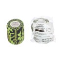 Vitammy Autoband zielone moro 7,5cm x 450cm Elastyczny bandaż kohezyjny samoprzylepny