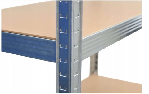 Regał Magazynowy Metalowy Do Piwnicy Garażu 5 Półek max 875 kg 90x180x30