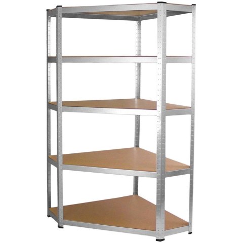 Regał Magazynowy Metalowy Do Piwnicy Garażu 5 Półek max 875 kg 90x180x40