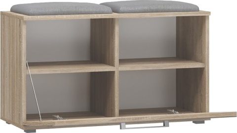 Garderoba Szafka Na Buty 85 cm Siedzisko do Przedpokoju Schowek Sonoma AGAT
