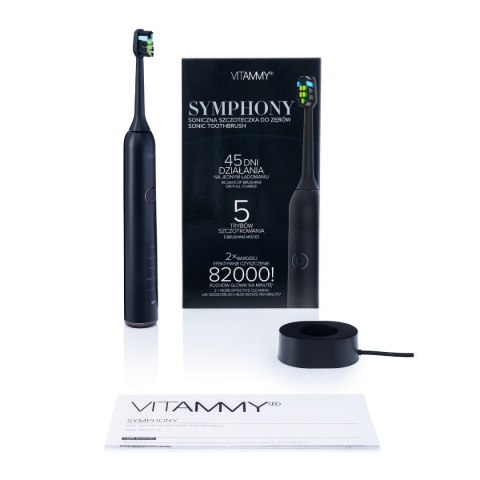 SZCZOTECZKA SONICZNA VITAMMY SYMPHONY BLACK