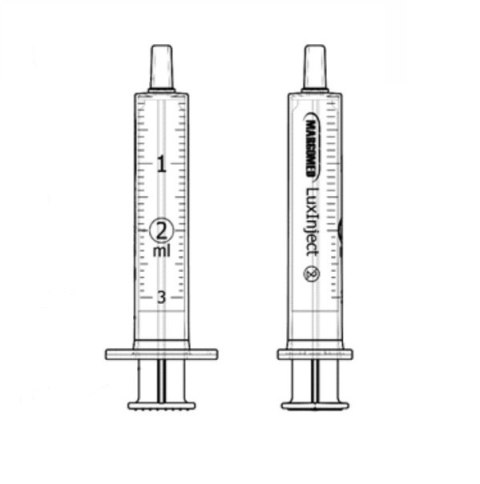 Strzykawka J.U. 2 ml Margomed 100szt. Strzykawka dwuczęściowa