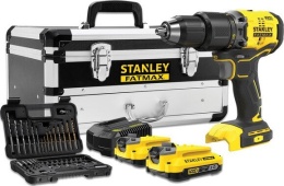 WKRĘTARKA AKUMULATOROWA STANLEY SFMCD715D2 UDAROWA V20 18V 2*2.0AH + 50 AKC.