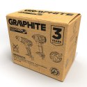 GRAPHITE ZESTAW ELEKTRONARZĘDZI KLUCZ UDAROWY Z WKRĘTARKA BEZ AKUM.