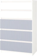 Komoda z 5 Szufladami Duża Do Salonu 70x109x40cm Arte Blue Lilia L5 Pojemna