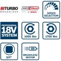 BOSCH KLUCZ UDAROWY AKUMULATOROWY 3/4'' GDS 18V-1050H BOSCH