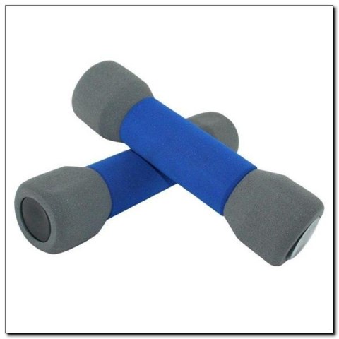 CM05 NIEBIESKO-SZARY CIĘŻARKI MIĘKKIE 2 x 1,5 KG HMS