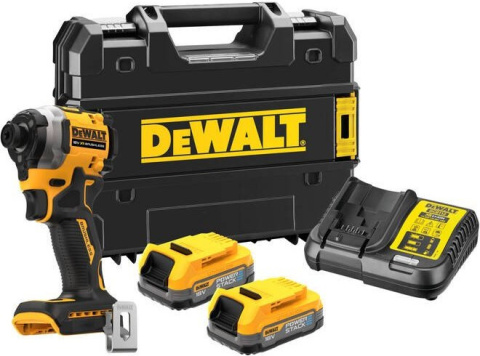 ZAKRĘTARKA UDAROWA AKUMULATOROWA DEWALT DCF850E2T 1/4' 18V XR 2*1.7AH 208Nm