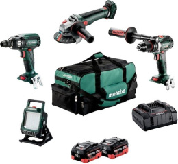 METABO ZESTAW ELEKTRONARZĘDZI COMBO 18V BS+SSW+WBQ+BSA 2*10.0AH
