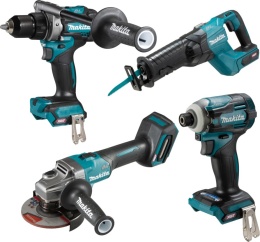MAKITA ZESTAW ELEKTRONARZĘDZI 40V XGT DF001G+TD001G+GA005G+JR001G 2*4.0AH