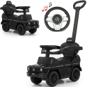 Jeździk dla Dzieci Auto Mercedes + Rączka, Klakson, Schowek G350D BLACK