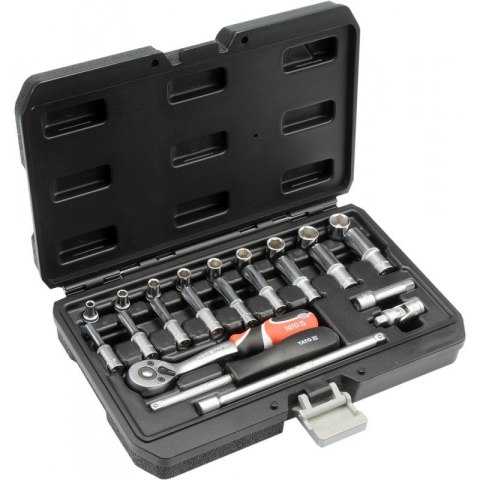 YATO YT-14451 ZESTAW NARZĘDZIOWY 23 CZĘŚCI 1/4''