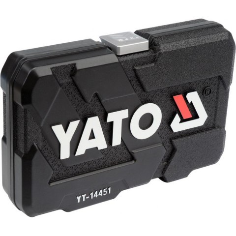YATO YT-14451 ZESTAW NARZĘDZIOWY 23 CZĘŚCI 1/4''