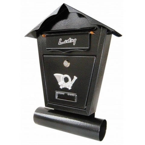 SKRZYNKA POCZTOWA NA LISTY GAZETY Z TUBĄ SD1T SZARY-ANTYK OCYNK