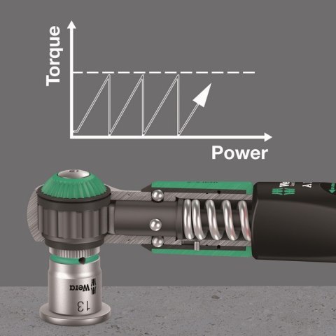 WERA KLUCZ DYNAMOMETRYCZNY SAFE-TORQUE A1 ,1/4',2-12NM,10CZ