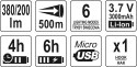 YATO YT-08547 LATARKA/SZPERACZ WIELOFUNKCYJNY 3W1 380LM