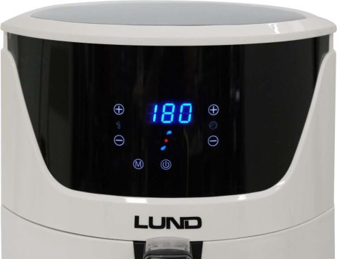 LUND FRYTKOWNICA BEZTŁUSZCZOWA 3,7L 1400W LED BIAŁA