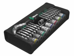 WERA ZESTAW KLUCZY NASADOWYCH 3/8'' ZYLKOP, 29 CZ. WERA