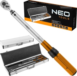 NEO ZESTAW KLUCZY DYNAMOMETRYCZNYCH DWUKIERUN.1/4'',3/8'',1/2''