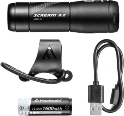 MACTRONIC LAMPA ROWEROWA PRZEDNIA SCREAM 3.2 600LM ŁADOWALNA