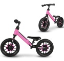 Rowerek Biegowy Dla Dzieci Świecący LED Spark Pink Qplay Gumowe opony