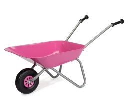 Taczki Taczka Metalowa dla Dzieci udźwig 25 kg Różowa Rolly Toys