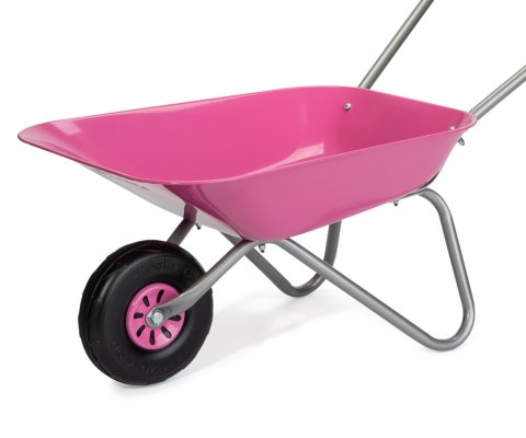 Taczki Taczka Metalowa dla Dzieci udźwig 25 kg Różowa Rolly Toys
