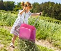 Taczki Taczka Metalowa dla Dzieci udźwig 25 kg Różowa Rolly Toys