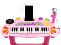 Keyboard Organki dla Dzieci Pianinko z Mikrofonem Karaoke mp3 + taborecik