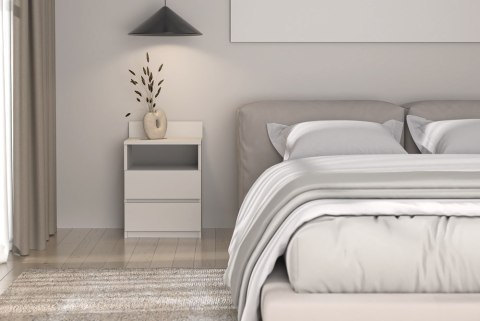 Szafka Nocna Stolik Nocny 2 Szuflady 40 cm Do Sypialni Kaszmir Lilia L1